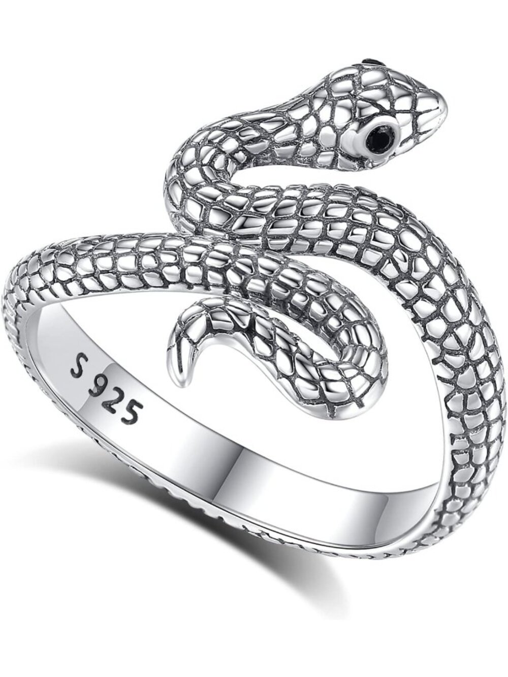 Adjustable 925 Sterling Silver Animal Rings for Women & Men - Unique Jewelry